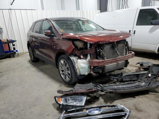 FORD EDGE TITAN 2015 with VIN 2FMTK3K92FBB81321 - Photo from auction