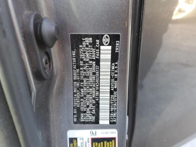Photo 10 from auction – 2017 TOYOTA CAMRY LE with VIN 4T1BF1FK5HU289737