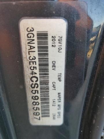 Photo 10 from auction – 2012 CHEVROLET CAPTIVA SP with VIN 3GNAL3E54CS598597