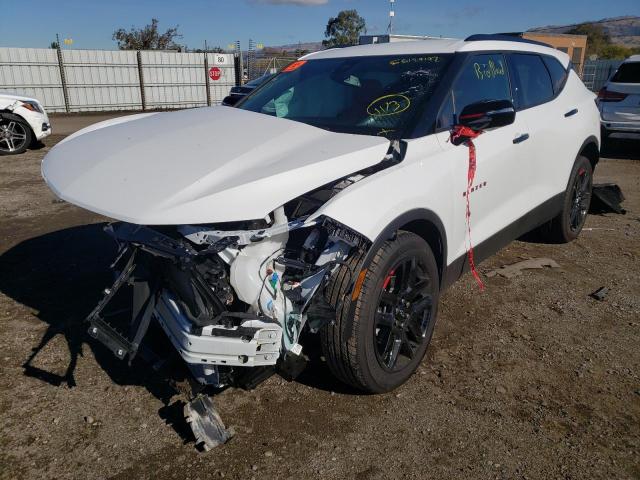 Photo 2 from auction – 2022 CHEVROLET BLAZER 2LT with VIN 3GNKBCR43NS179832