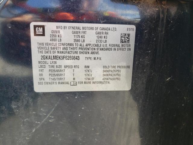 Zdjęcie 10 z aukcji – 2015 GMC TERRAIN SL z VIN 2GKALMEK9F6269843
