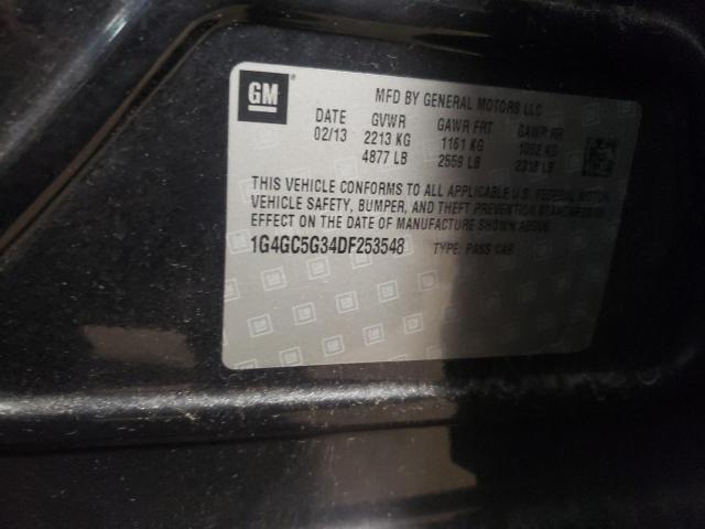 Photo 10 from auction – 2013 BUICK LACROSSE with VIN 1G4GC5G34DF253548