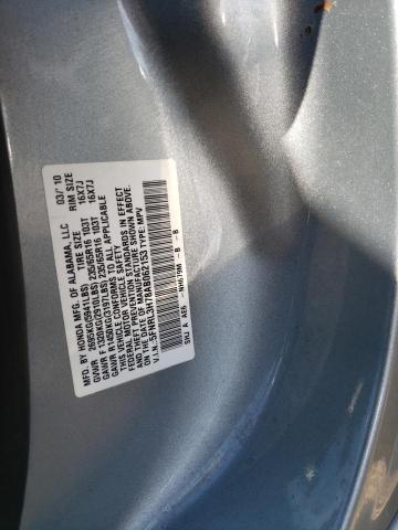 Photo 10 from auction – 2010 HONDA ODYSSEY EX with VIN 5FNRL3H78AB062153