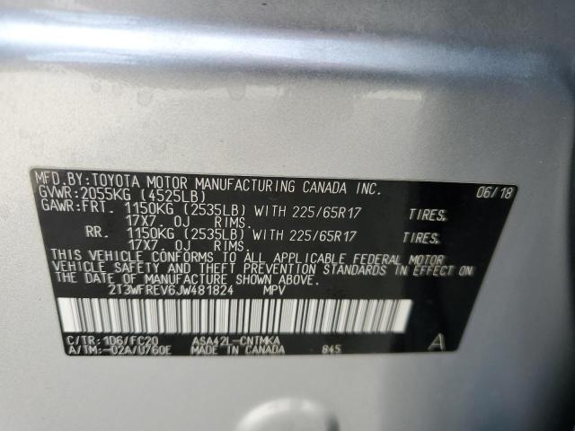 Photo 10 from auction – 2018 TOYOTA RAV4 ADVEN with VIN 2T3WFREV6JW481824