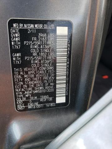 Photo 10 from auction – 2011 NISSAN JUKE S with VIN JN8AF5MR5BT013020