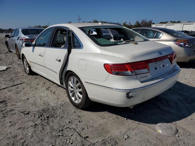 Photo 3 from auction – 2007 HYUNDAI AZERA SE with VIN KMHFC46F67A210557