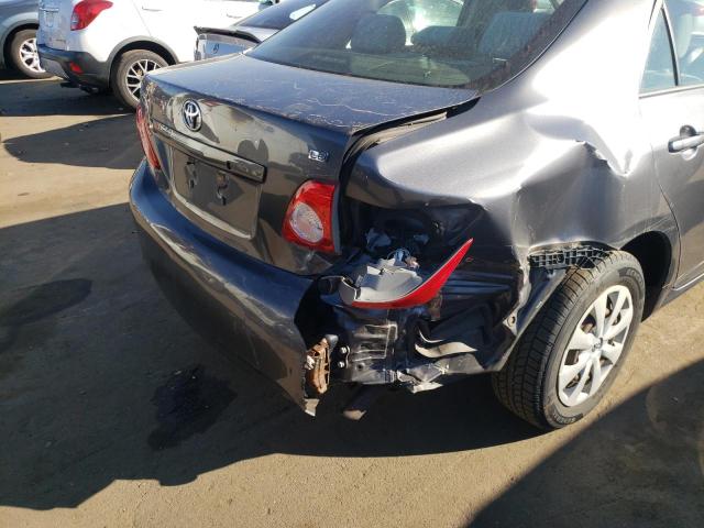 Photo 9 from auction – 2009 TOYOTA COROLLA BA with VIN JTDBL40E199025078