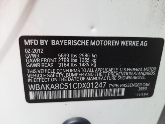 Photo 10 from auction – 2012 BMW 750 I with VIN WBAKA8C51CDX01247