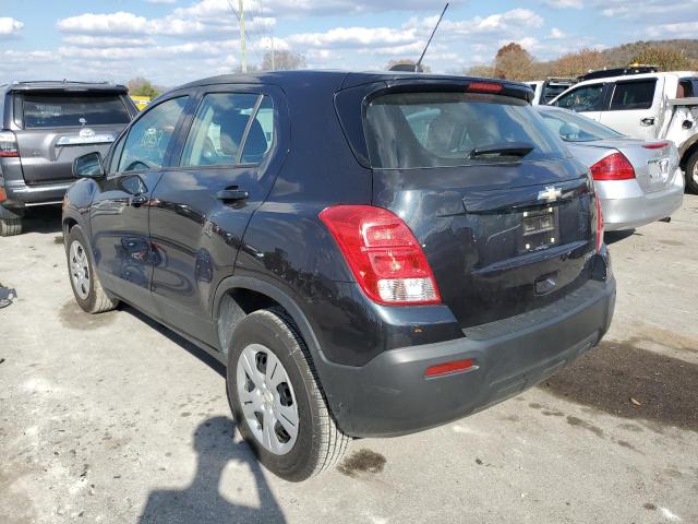 Photo 3 from auction – 2016 CHEVROLET TRAX LS with VIN KL7CJKSB2GB739564