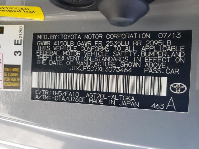 Photo 10 from auction – 2014 TOYOTA SCION TC with VIN JTKJF5C7XE3073464