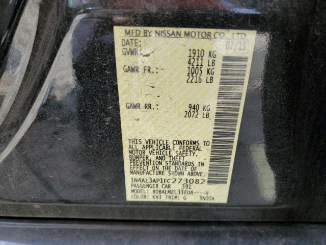 Photo 10 from auction – 2015 NISSAN ALTIMA 2.5 with VIN 1N4AL3AP1FC273082
