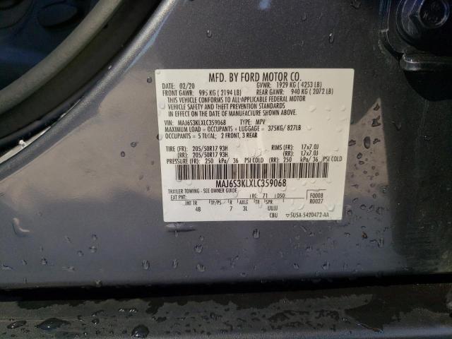 Photo 10 from auction – 2020 FORD ECOSPORT T with VIN MAJ6S3KLXLC359068
