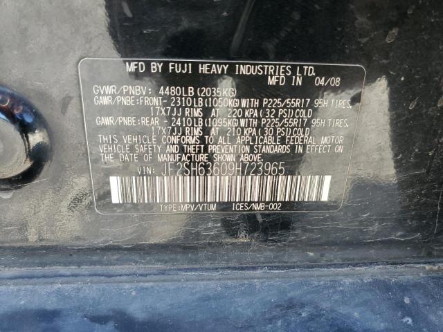 Photo 10 from auction – 2009 SUBARU FORESTER 2 with VIN JF2SH63609H723965