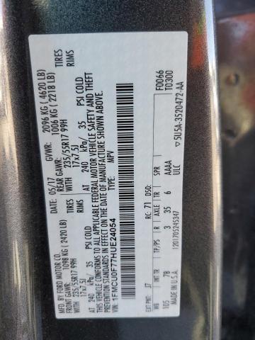 Photo 10 from auction – 2017 FORD ESCAPE S with VIN 1FMCU0F77HUE24054