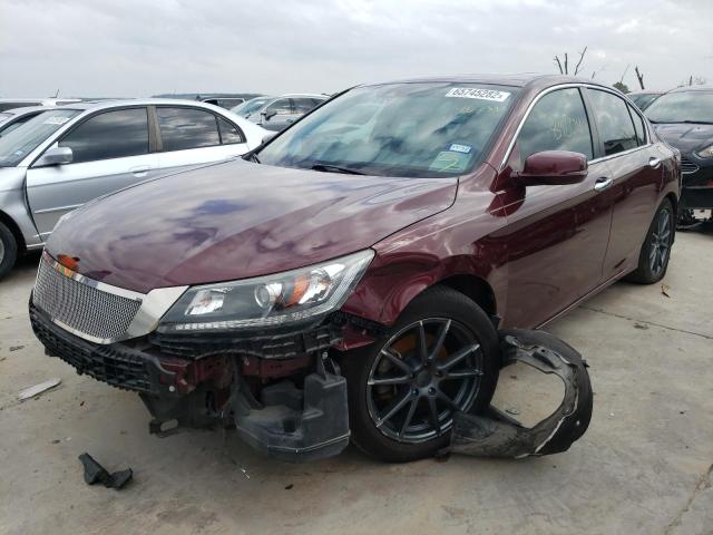 HONDA ACCORD EXL 2014 with VIN 1HGCR2F82EA246319 - Photo from auction