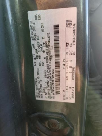 Photo 10 from auction – 2015 FORD F150 SUPER with VIN 1FTEW1EF6FFC51263