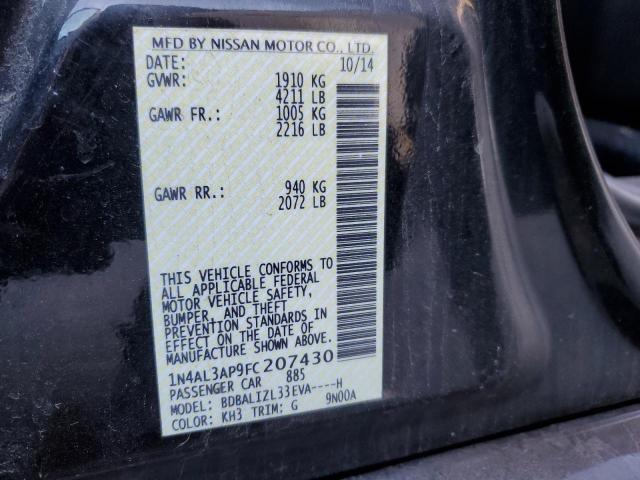 Photo 10 from auction – 2015 NISSAN ALTIMA 2.5 with VIN 1N4AL3AP9FC207430