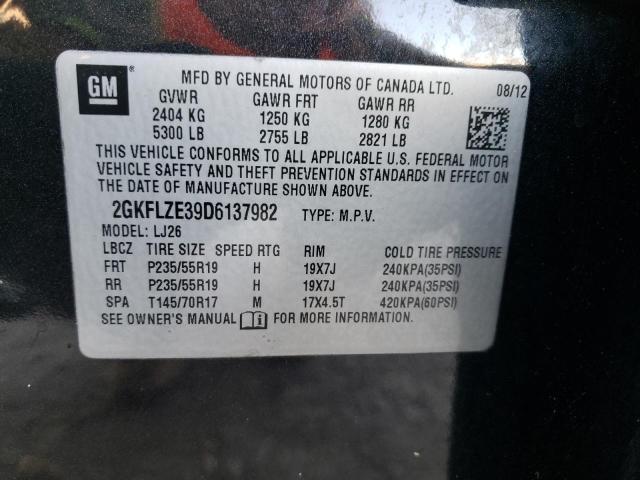 Photo 10 from auction – 2013 GMC TERRAIN DE with VIN 2GKFLZE39D6137982