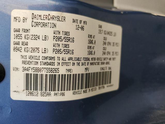 Photo 10 from auction – 2007 CHRYSLER PT CRUISER with VIN 3A4FY58B07T558265