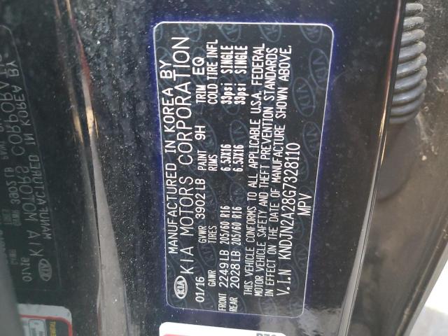 Photo 10 from auction – 2016 KIA SOUL with VIN KNDJN2A28G7328110
