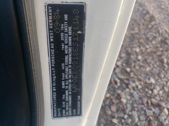 Photo 10 from auction – 1984 PORSCHE 911 CARRER with VIN WP0EB0918ES171148