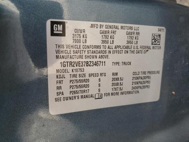 Photo 10 from auction – 2011 GMC SIERRA K15 with VIN 1GTR2VE37BZ346711