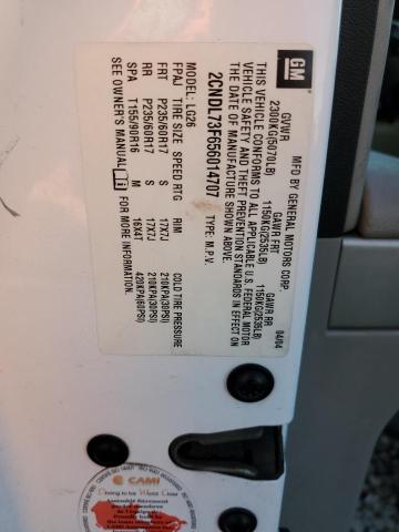 Photo 10 from auction – 2005 CHEVROLET EQUINOX LT with VIN 2CNDL73F656014707