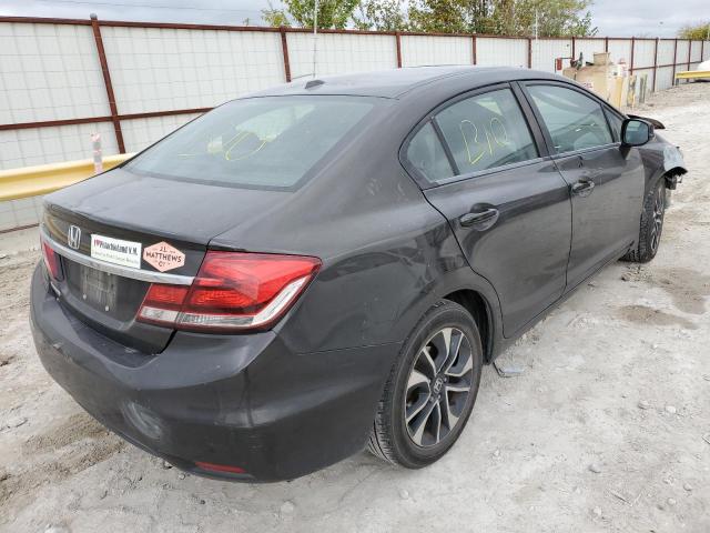 Photo 4 from auction – 2013 HONDA CIVIC EXL with VIN 19XFB2F96DE023074