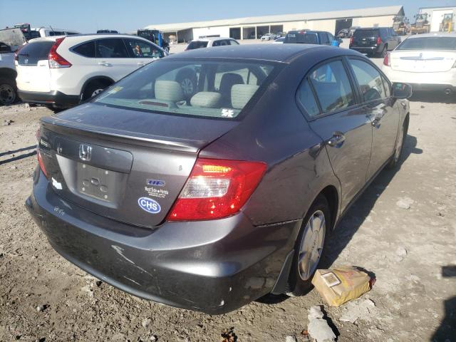 Photo 4 from auction – 2012 HONDA CIVIC HF with VIN 2HGFB2F60CH322070
