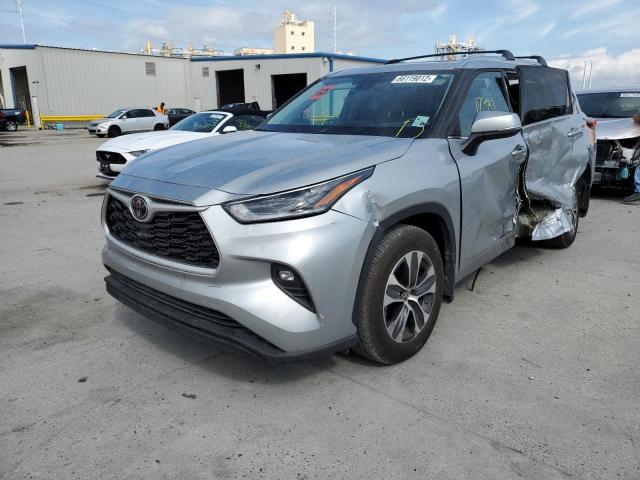 Photo 2 from auction – 2021 TOYOTA HIGHLANDER with VIN 5TDGZRAH6MS536967