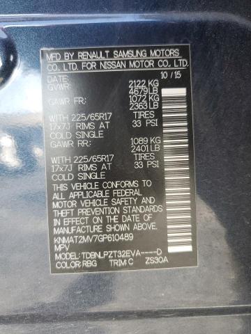 Photo 10 from auction – 2016 NISSAN ROGUE S with VIN KNMAT2MV7GP610489