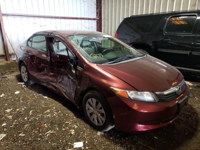 Photo 1 from auction – 2012 HONDA CIVIC LX with VIN 19XFB2F51CE378651