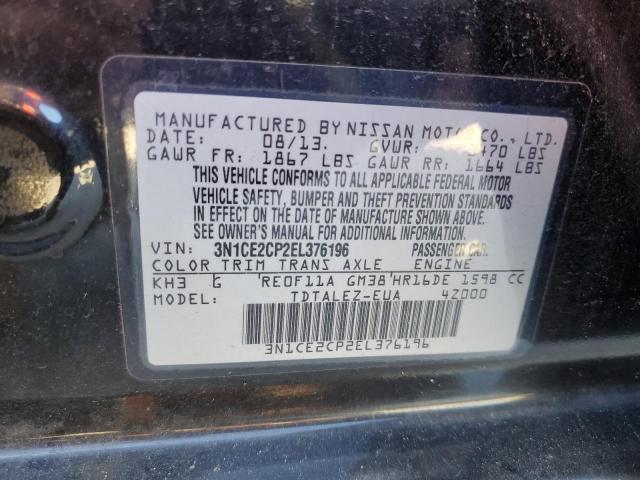 Photo 10 from auction – 2014 NISSAN VERSA NOTE with VIN 3N1CE2CP2EL376196
