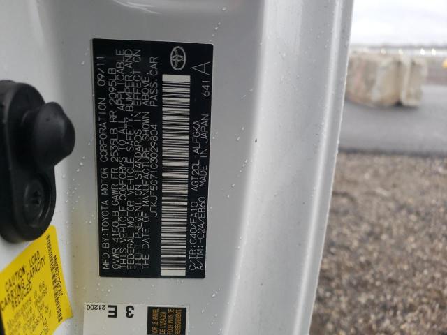 Photo 10 from auction – 2012 TOYOTA SCION TC with VIN JTKJF5C71C3029804