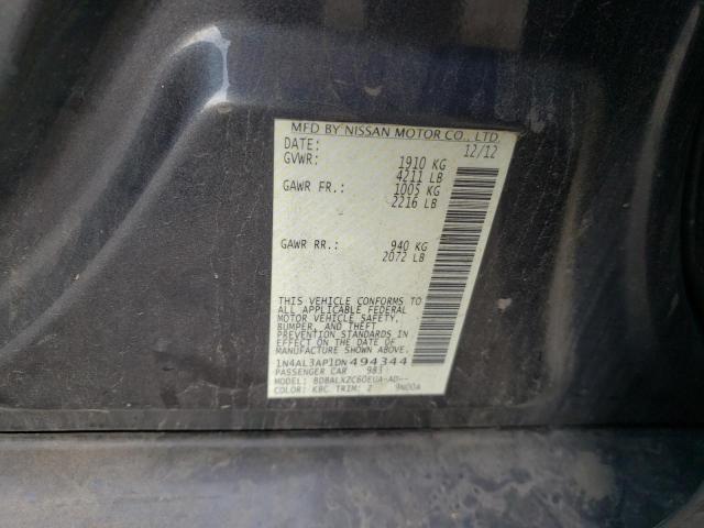 Zdjęcie 10 z aukcji – 2013 NISSAN ALTIMA 2.5 z VIN 1N4AL3AP1DN494344