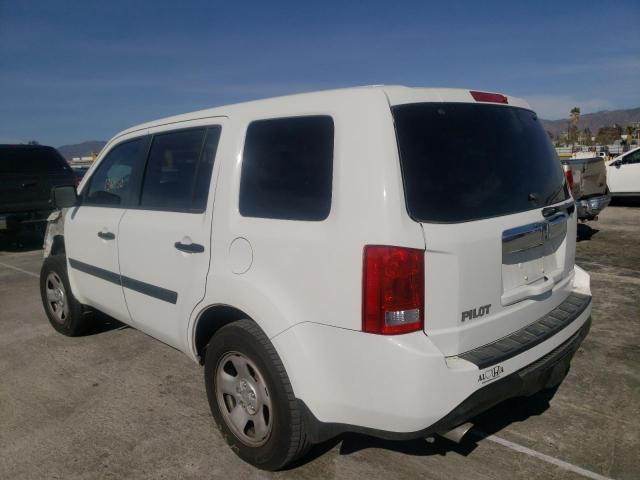 Photo 3 from auction – 2014 HONDA PILOT LX with VIN 5FNYF3H24EB016512