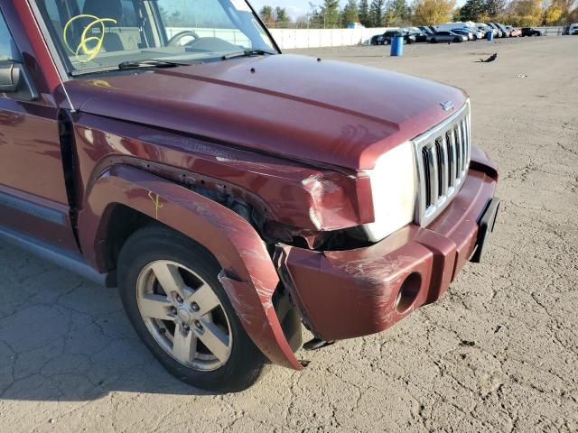 Photo 9 from auction – 2007 JEEP COMMANDER with VIN 1J8HG48K77C554472
