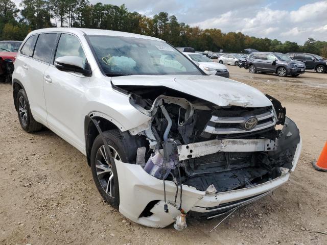 TOYOTA HIGHLANDER 2017 with VIN 5TDBZRFH5HS466435 - Photo from auction