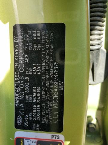Photo 10 from auction – 2017 KIA SOUL with VIN KNDJN2A28H7878375