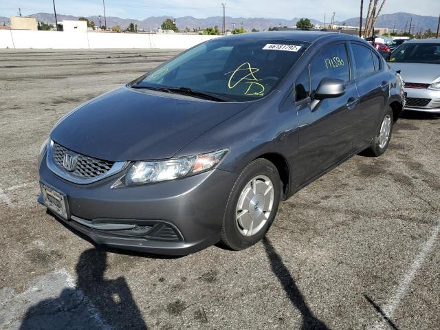 Photo 2 from auction – 2013 HONDA CIVIC HF with VIN 2HGFB2F64DH534262