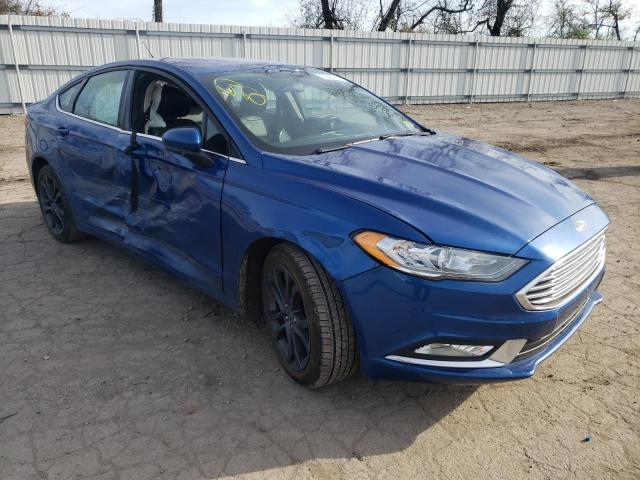 FORD FUSION SE 2018 with VIN 3FA6P0H77JR192161 - Photo from auction