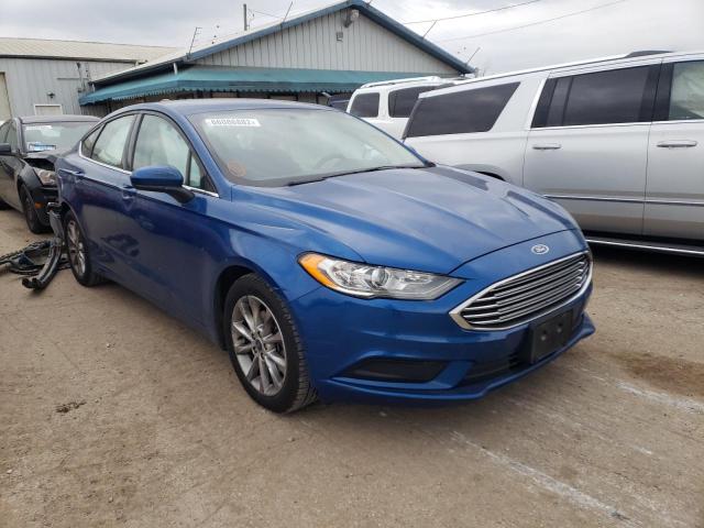 FORD FUSION SE 2017 with VIN 3FA6P0H7XHR403797 - Photo from auction