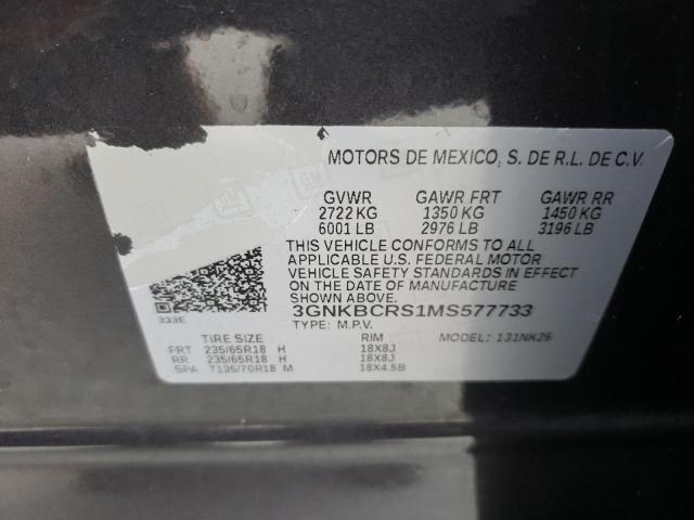 Photo 10 from auction – 2021 CHEVROLET BLAZER 2LT with VIN 3GNKBCRS1MS577733