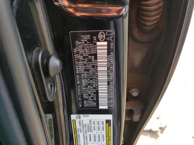 Photo 10 from auction – 2009 TOYOTA COROLLA MA with VIN 2T1KU40E99C021660