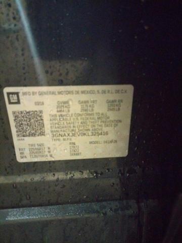 Photo 10 from auction – 2019 CHEVROLET EQUINOX LT with VIN 3GNAXJEV0KL325416