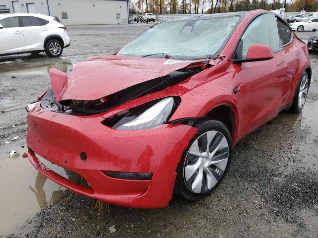 Photo 2 from auction – 2020 TESLA MODEL Y with VIN 5YJYGDEF7LF023817