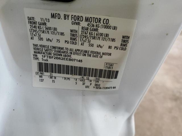 Photo 10 from auction – 2014 FORD F250 SUPER with VIN 1FTBF2B62EEB07145
