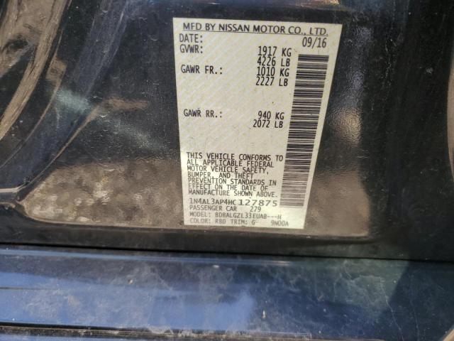 Photo 10 from auction – 2017 NISSAN ALTIMA 2.5 with VIN 1N4AL3AP4HC127875