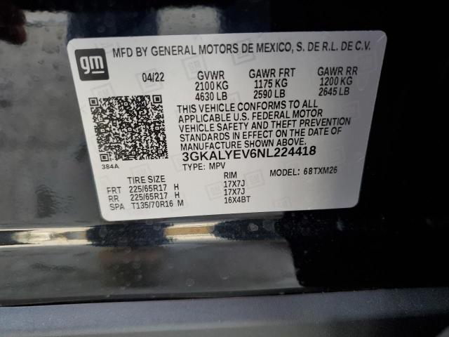Photo 10 from auction – 2022 GMC TERRAIN AT with VIN 3GKALYEV6NL224418