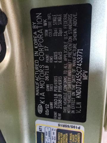 Photo 10 from auction – 2012 KIA SOUL with VIN KNDJT2A55C7453771